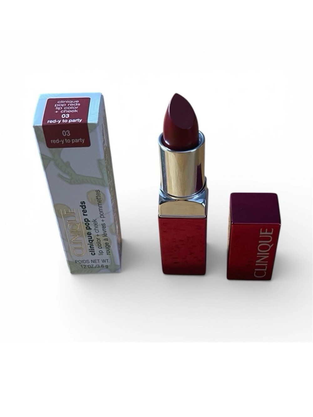 Clinique Pop Reds Lipstick - 03 Red-y to Party